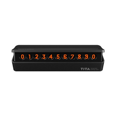 Парковочная карта Xiaomi BCASE TITA Temporary Parking Card Black