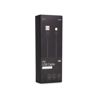 Кабель Xiaomi ZMI MFi USB/Lightning 100cm AL803 Black