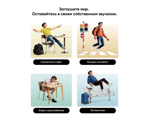 Беспроводные наушники RealMe Buds T500 Pro Silver
