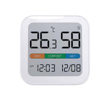 Метеостанция MIIIW Comfort Temperature And Humidity Clock S210 (MW22S06) White