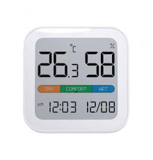 Метеостанция MIIIW Comfort Temperature And Humidity Clock S210 (MW22S06) White