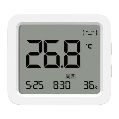 Метеостанция Mijia Smart Thermometer and Hygrometer 3 (MJWSD05MMC) White