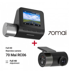 Видеорегистратор Xiaomi 70mai Dash Cam Pro Plus A500S - 1 + Камера заднего вида RC06 (Global Version)