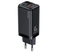 Зарядное устройство USAMS US-CC153 65W (1Type-C1USB QC)