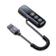 Аудио-адаптер Bluetooth\AUX автомобильный USAMS US-SJ503 Black