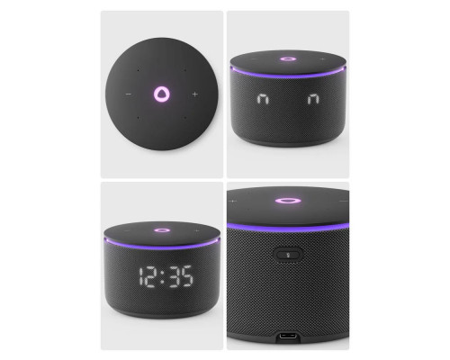 Умная колонка Яндекс Станция Мини 3 Про с Алисой, Zigbee™, 18 Вт, Чёрный