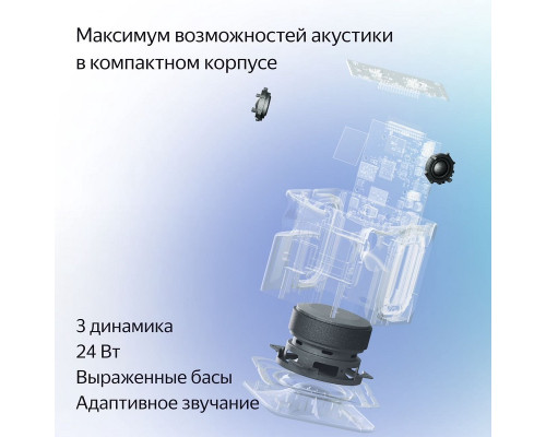 Умная колонка Яндекс Станция Миди с голосовым помощником Алиса (Green)