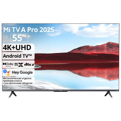 Телевизор Xiaomi TV A Pro 55" 2025 4K L55MA - SRU Ultra HD (Global Version) 